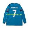 Real Madrid Cristiano Ronaldo 7 2017 Retro Børn 3 trøje L/S